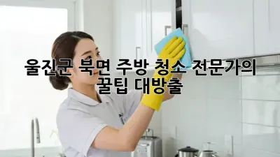 울진군 북면 주방 청소✨ 전문가의 꿀팁 대방출!