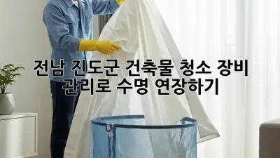 전남 진도군 건축물 청소: 장비 관리로 수명 연장하기